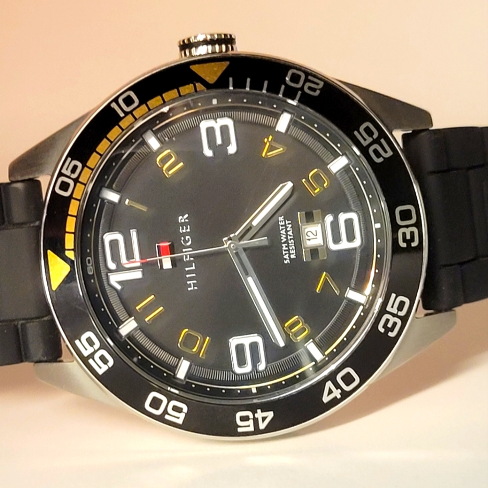 Men's black Tommy Hilfiger Watch